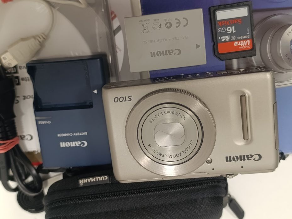 Aparat cyfrowy CANON S100 jasny f/2.0 RAW GPS manual fullHD jak NOWY