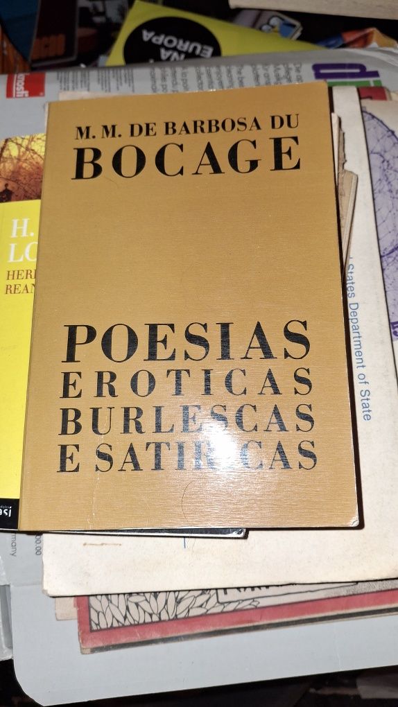 Poesias Eróticas Burlescas E Satíricas - M. M. De Barbosa Du Bocage