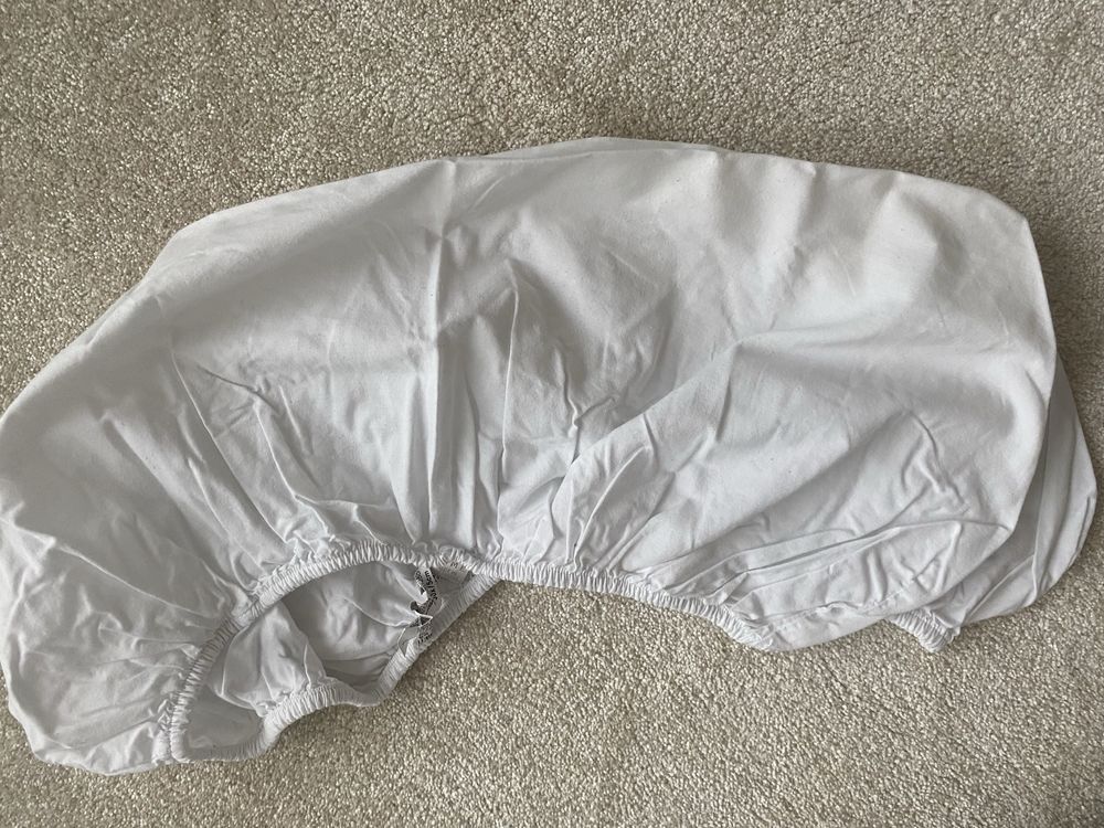 3 Lençóis de Berço Zara Home - 100% Algodão Branco (30x75cm)