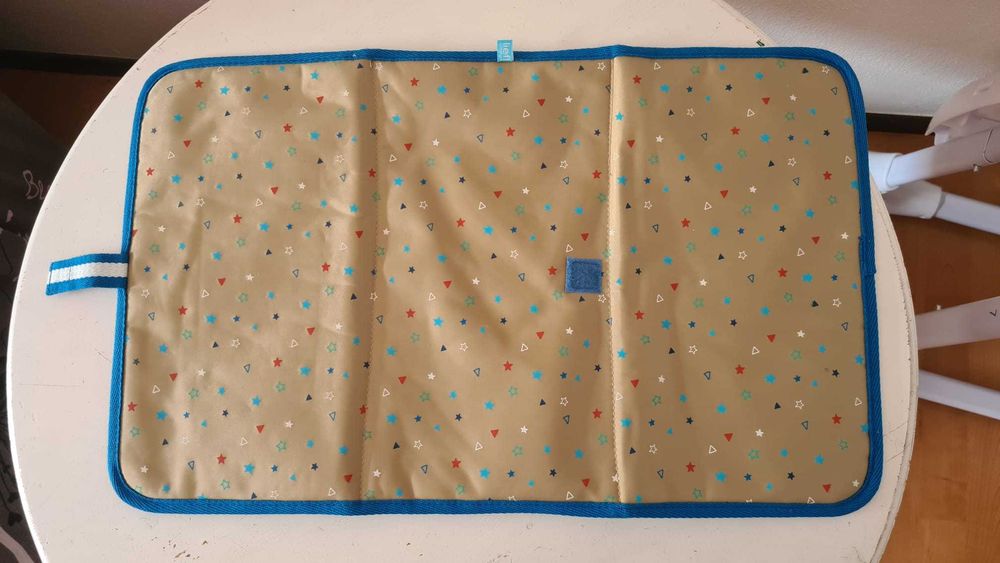 Mala com muda fraldas azul