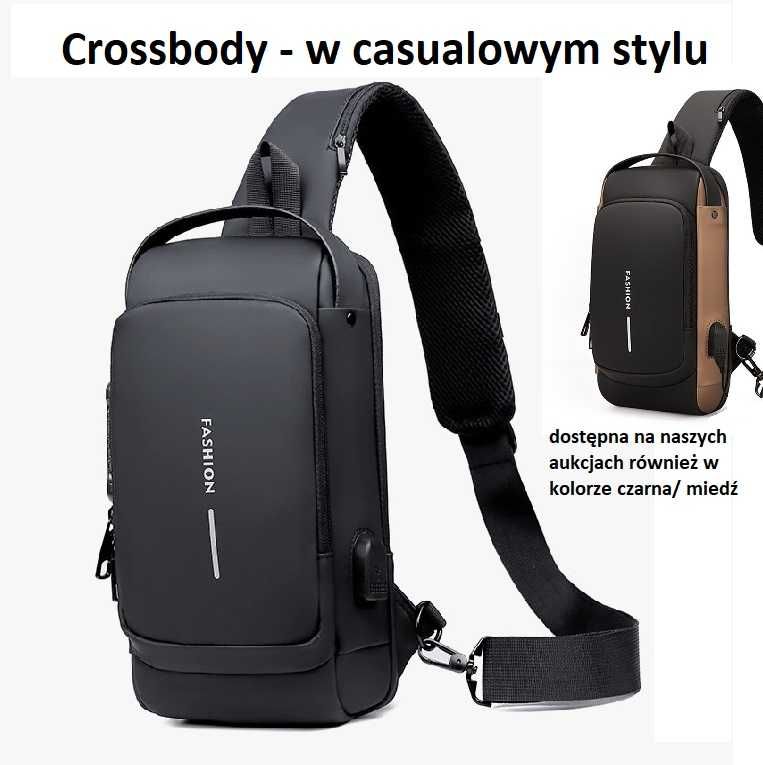 Nerka / Plecak / Crossbody - idealna na deskorolkę lub hulajnogę