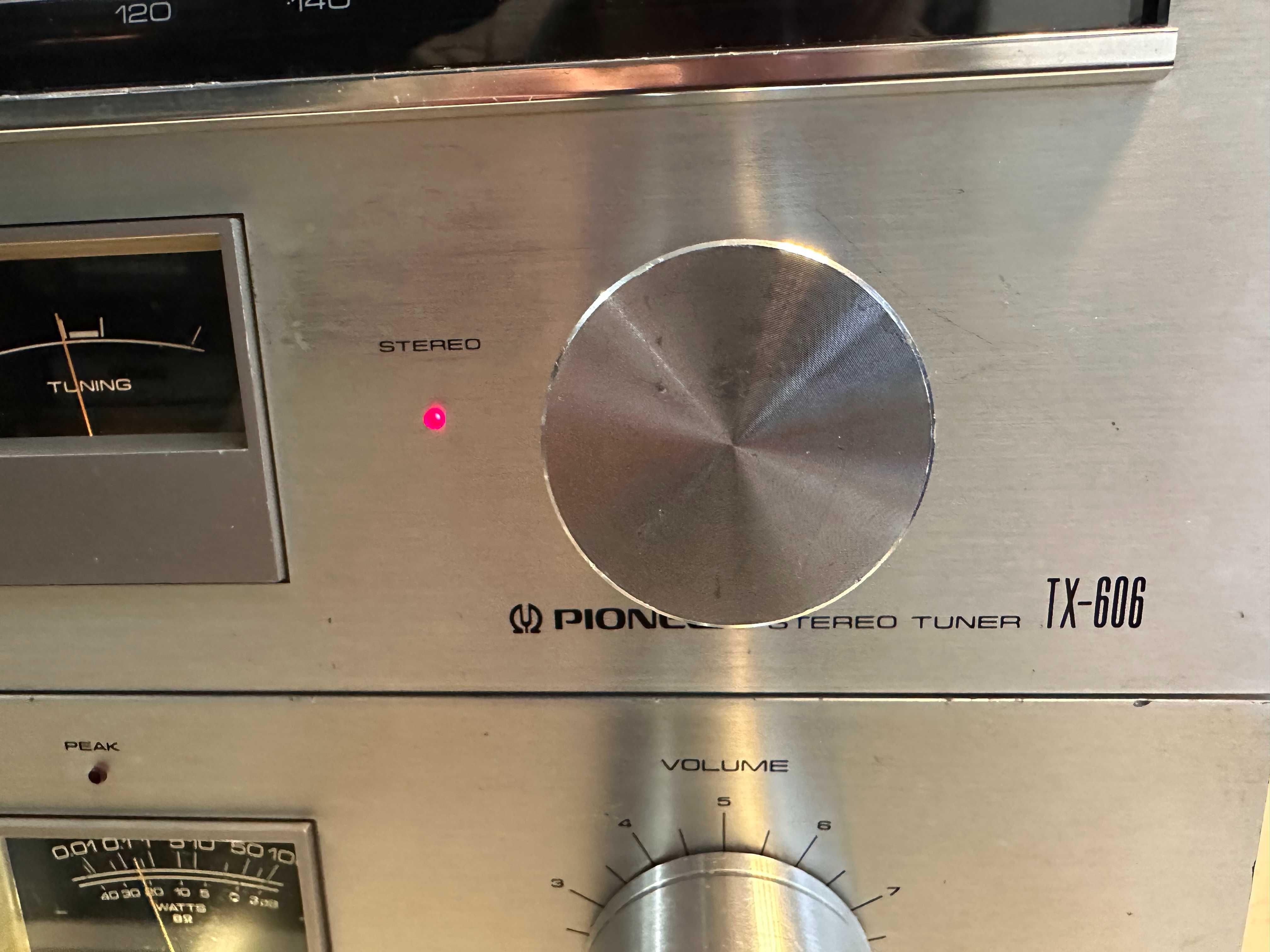 Wieża Pioneer SA-606,Deck ct-f500,tuner tx-606 piękny zestaw  vintage
