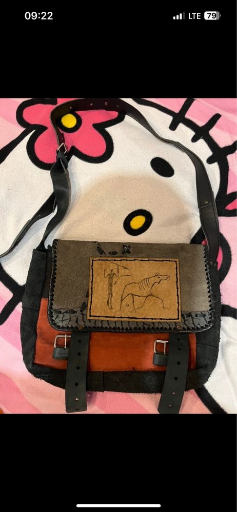unikatowa vintage torba