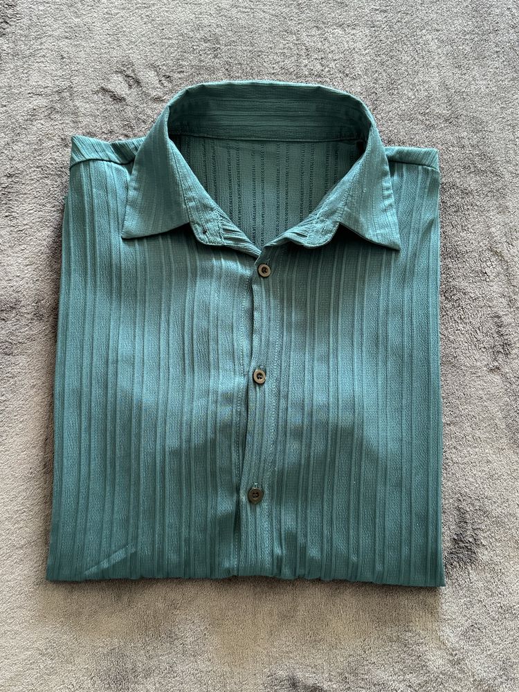 Camisa azul shein