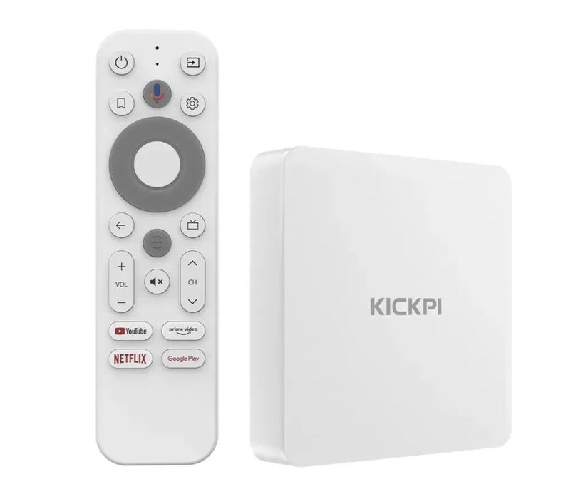 Smart TV Kickpi KP1 2/32 Гб, сертифікована Google TV і Netflix 4K