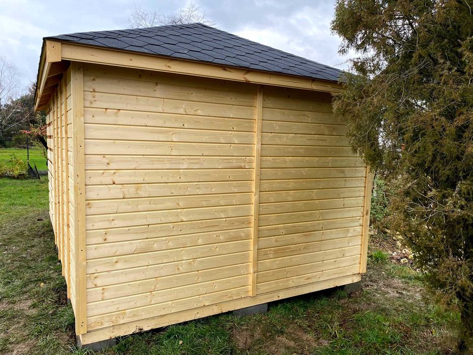 Altana ogrodowa z domkiem narzędziowym Afrodyta 3m x 5m - PRODUCENT