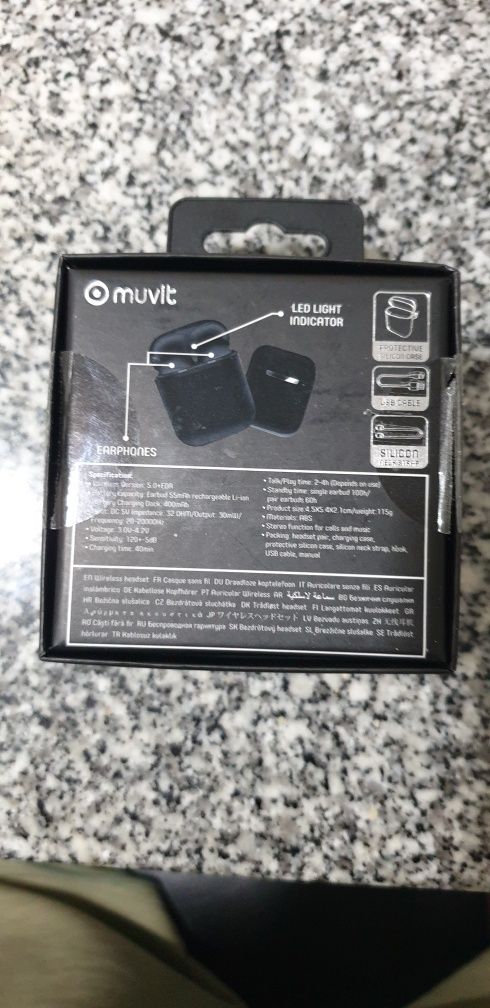 Auriculares Bluetooth True Wireless MUVIT Special (In Ear - Microfone