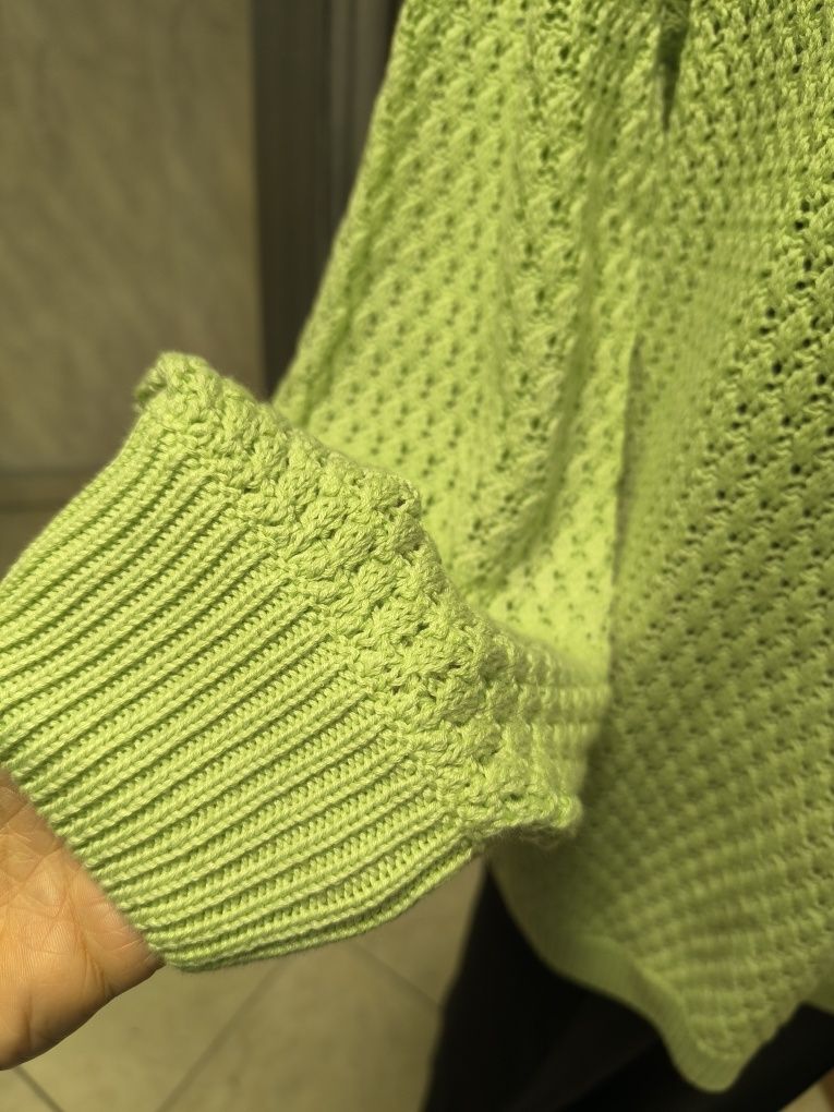 Sweter ażurowy damski