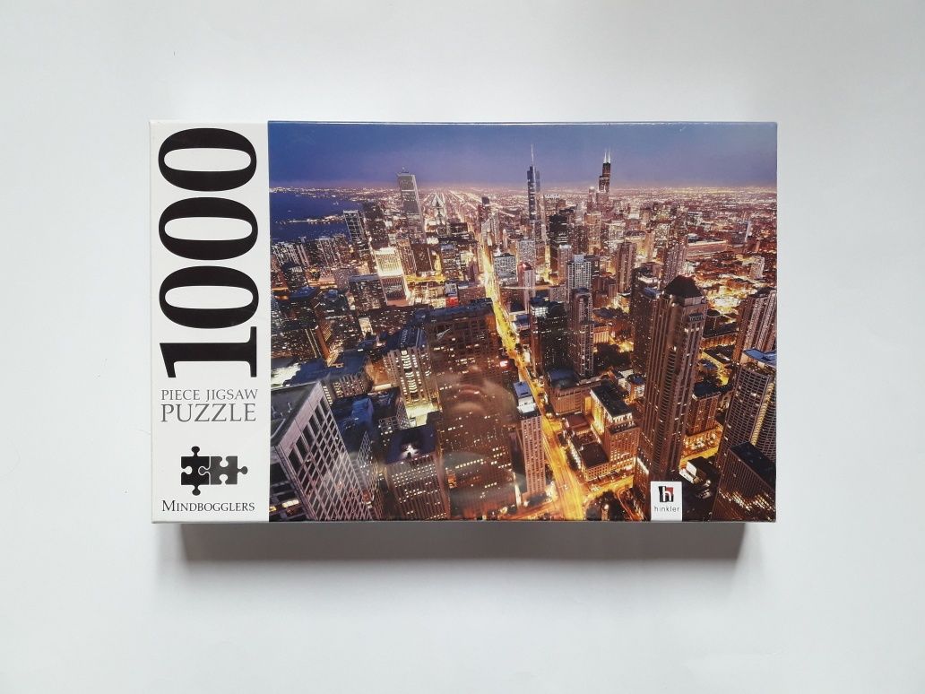 Nowe Zafoliowane Puzzle 1000 Piece Jigsaw Chicago Hinkler Mindbogglers