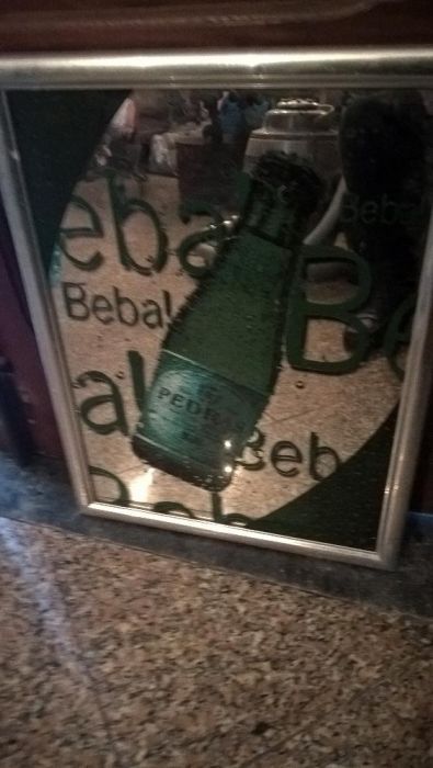 Quadro espelhado vintage das "Pedras Salgadas"