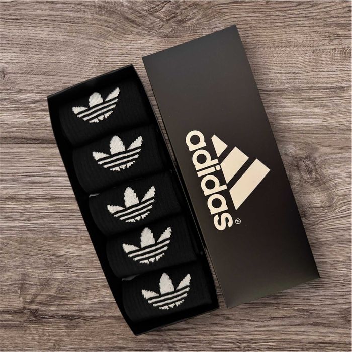 Подарункові бокс  шкарпеток Адідас 5 пар |Шкарпетки adidas набори