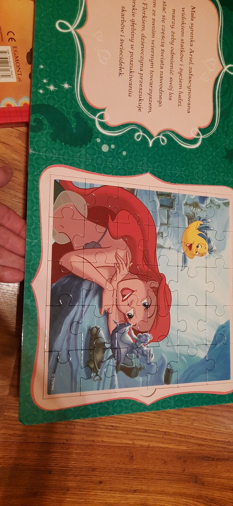 Książki puzzle kubuś puchatek księżniczki