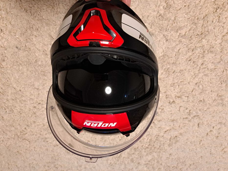 Шлем Nolan N87 триколор