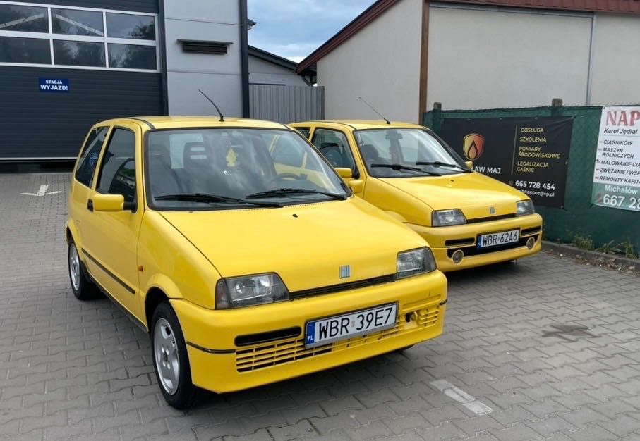 Fiat Cinquecento sporting 1.1, dwa kpl oryginalnych felg