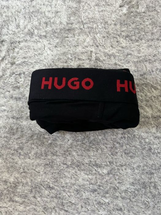 HUGO Bokserki męskie czarne 3 pak XL