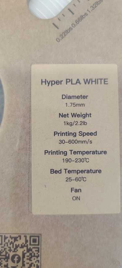 CREALITY Hyper PLA пластик для швидкого 3D друку, філамент  filament