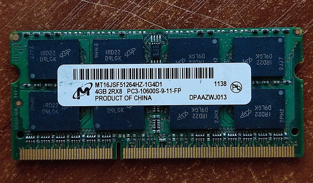 Продам оперативную память для ноутбука ddr3