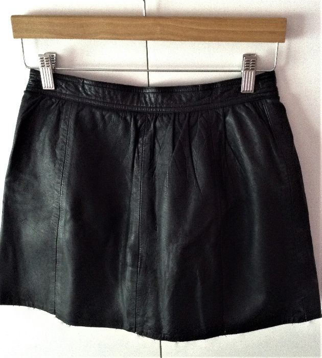 Saia pele preta Vintage