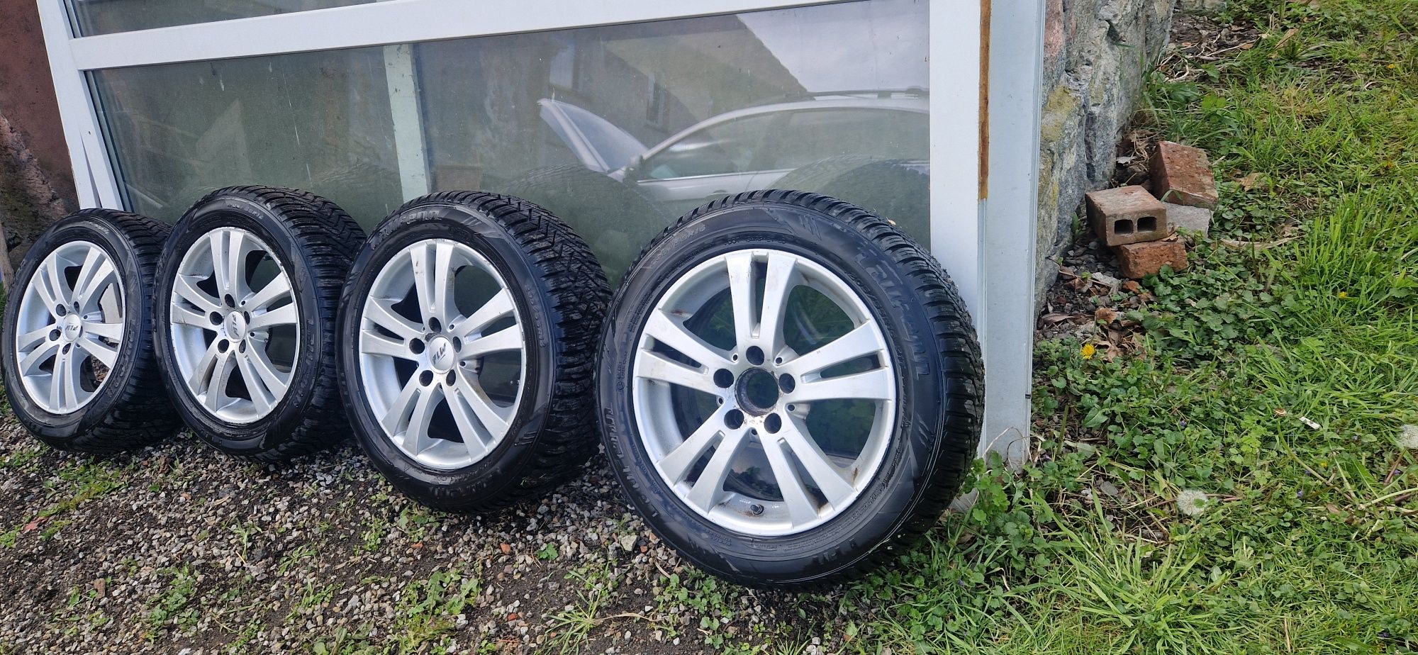 Alu-Felgi 16 cali Audi VW skoda 5x112 + NOWE OPONY 205/55