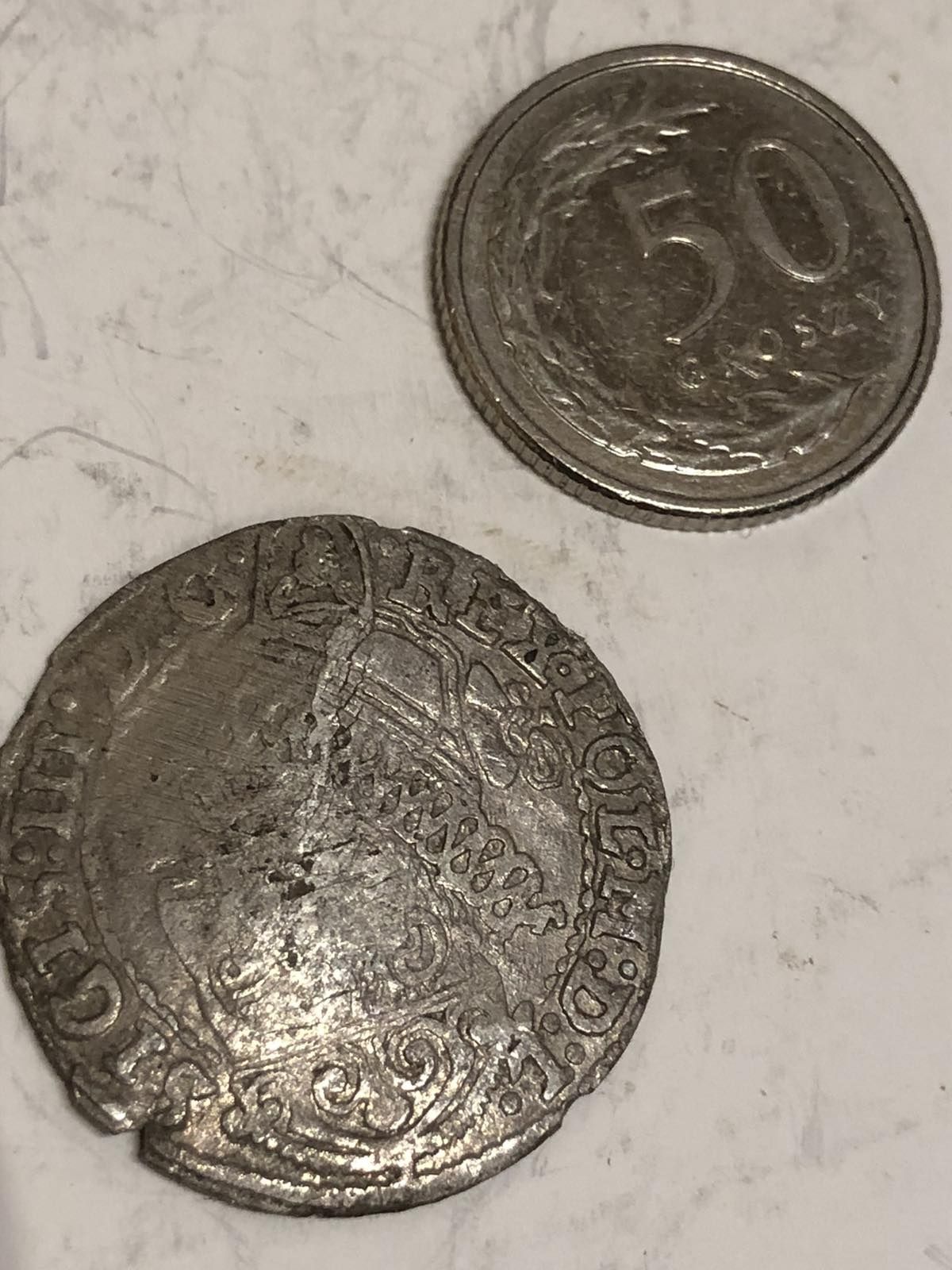 SREBRNA średniowieczna polską moneta