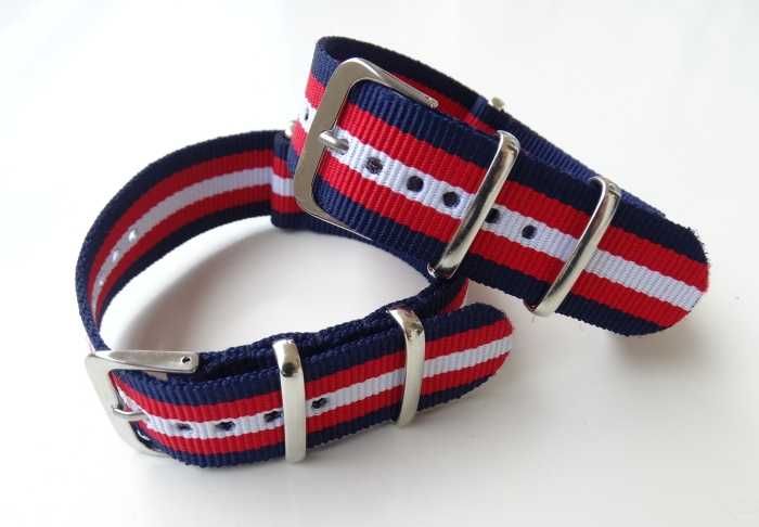 Pasek nylonowy NATO 20mm do zegarka nylon strap parciany nowy zulu