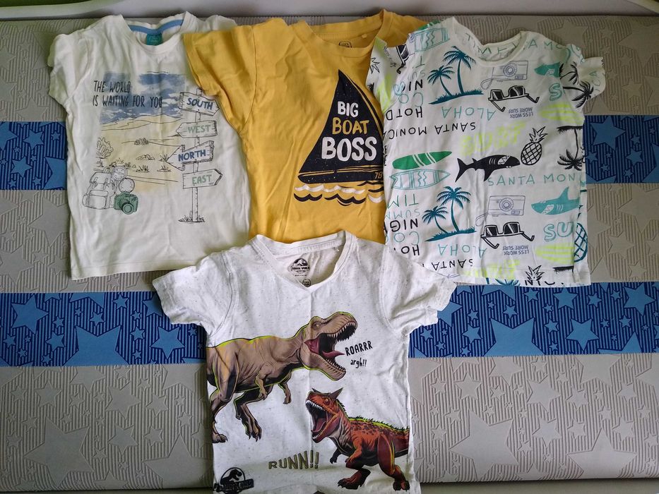 Ubrania letnie dla chłopca r. 110