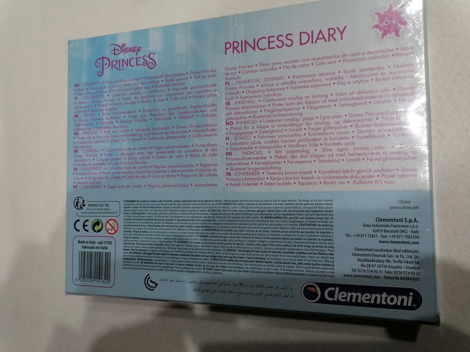 Diário de princesa Clemetoni novo selado