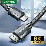 Кабель Ugreen HDMI 2.1 8K-60Hz 4K-120Hz 3D HDR 1/1.5/2/3/5 м Гарантия!