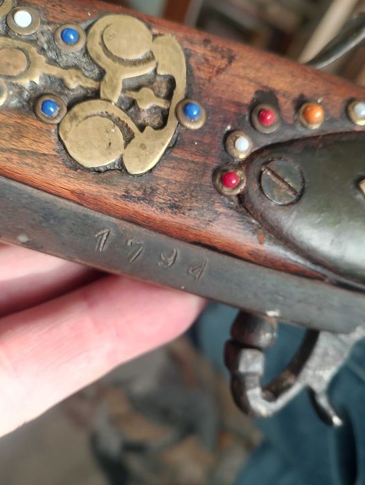 Pistolet kapiszonowy czarno prochowy kolekcjonerski