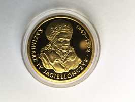 Złota moneta 100 zł. 2003 rok - Kazimierz IV Jagiellończyk