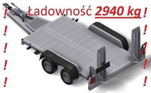 DMC 3,5 t przyczepa transportowa ładowność aż 2940 kg! n aluminiowa