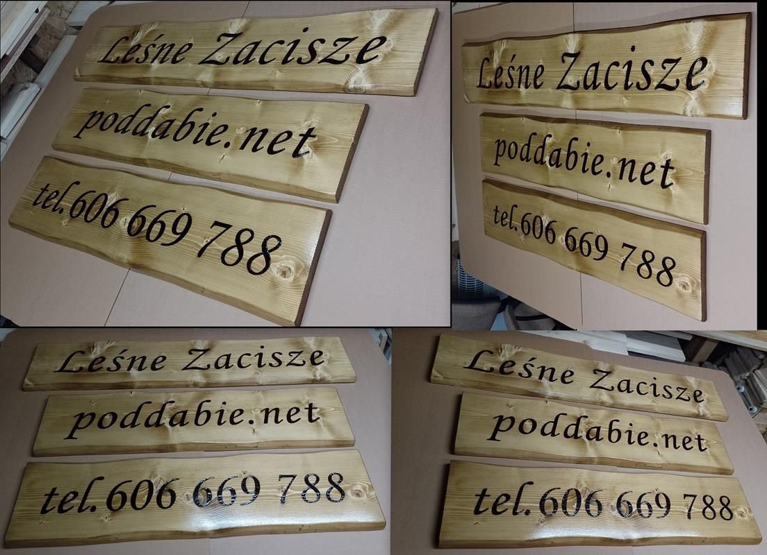 Deska z grawerem na prezent decha grawerowana napis na drewnie szyld