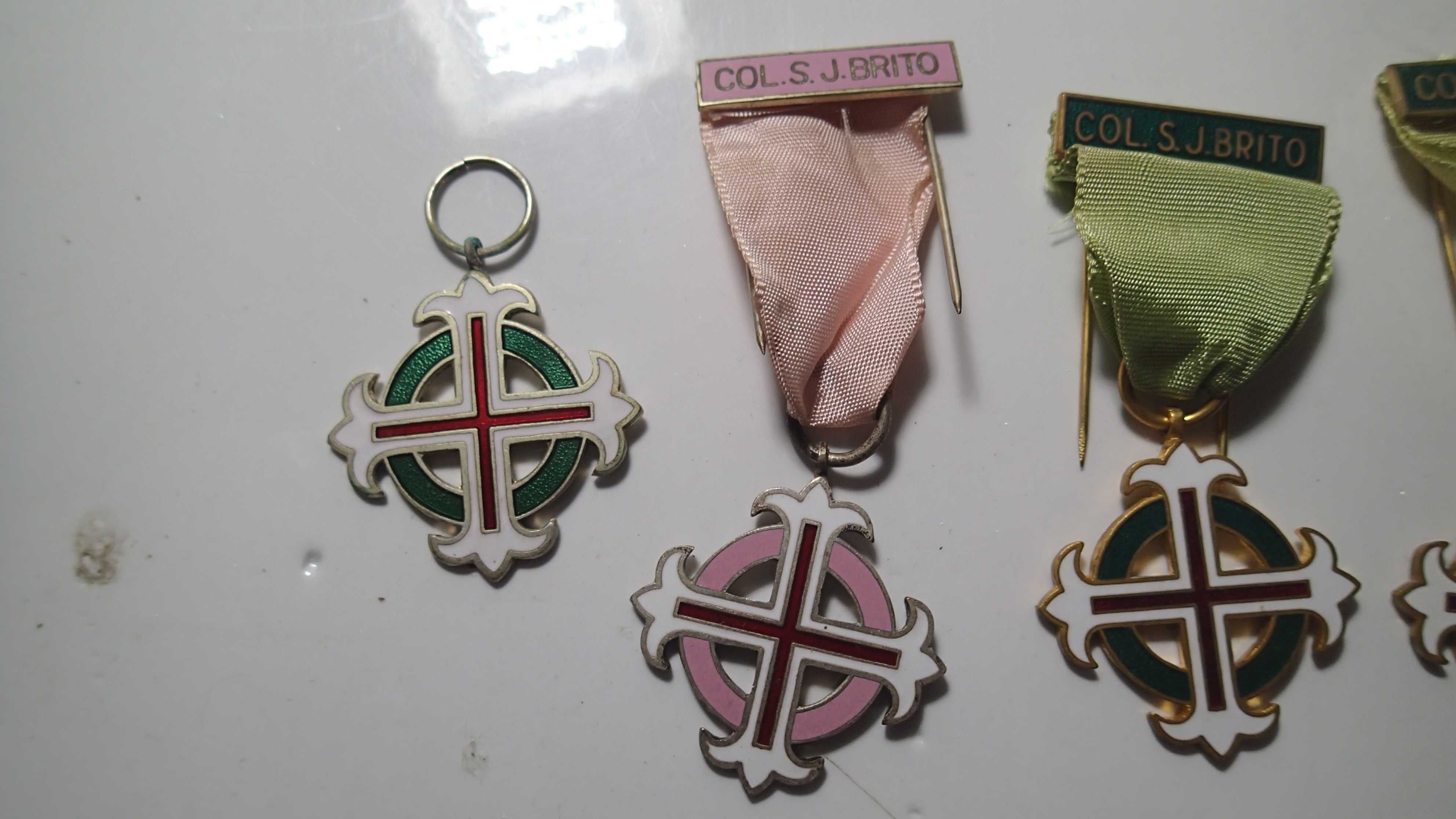 Medalhas de mérito escolar Colégio S.J.Brito