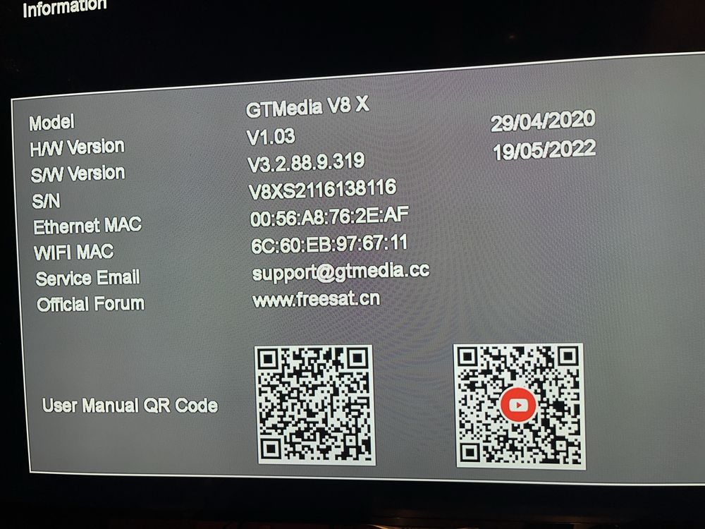 Gt media v8x powtót z mars listy gtmedia v8x
