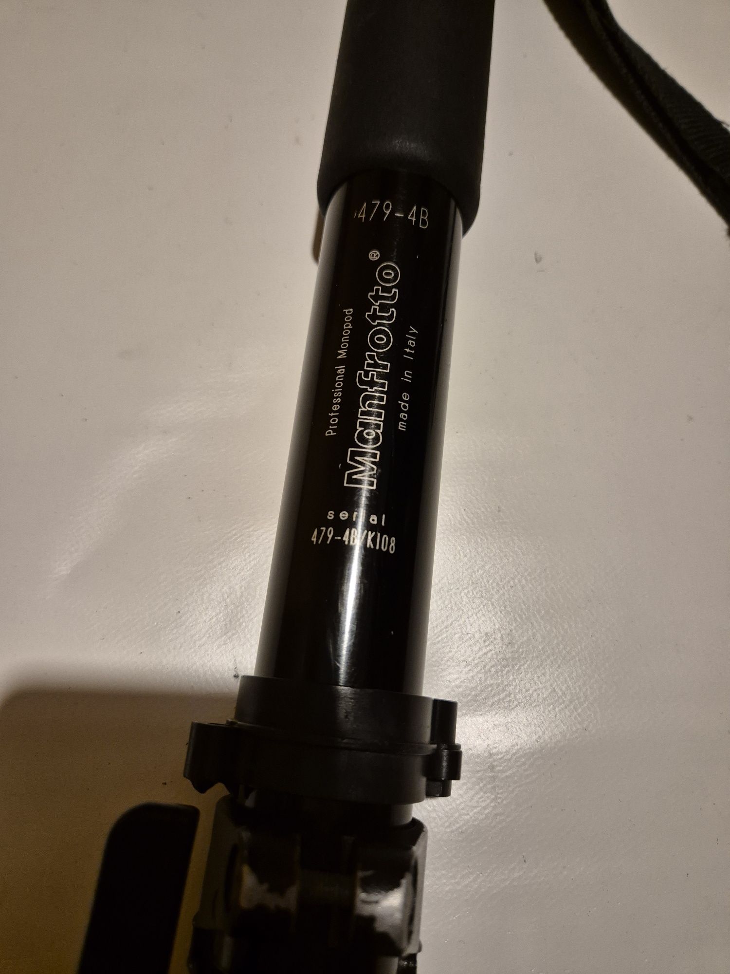 Monopod Manfrotto 479-4B + Manfrotto 234RC + płytka 200PL