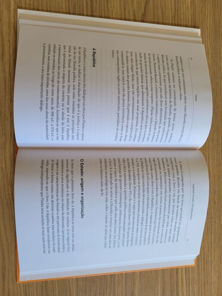 Livro sobre Platão