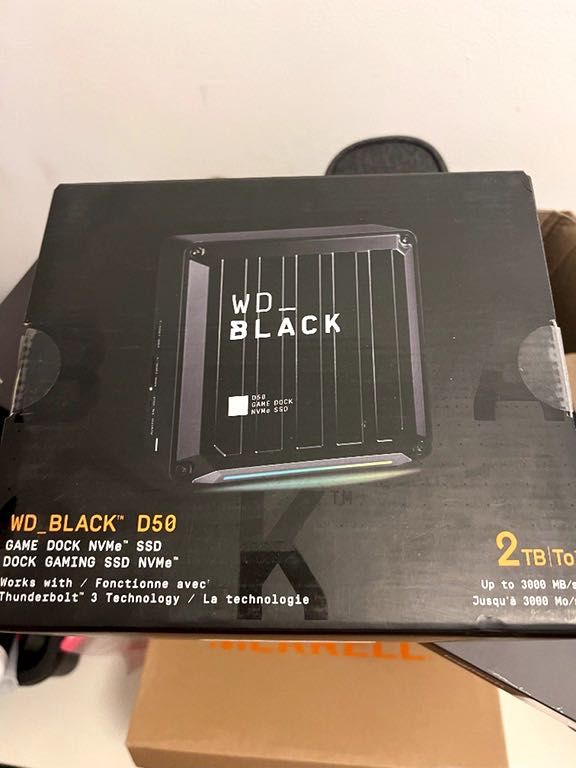 WD D50 Gaming Dock Thunderbolt 3 (nova na caixa)
