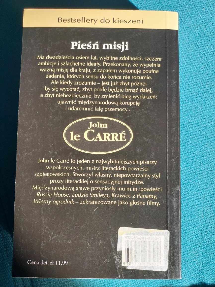 Książka Pieśń Misji Carre