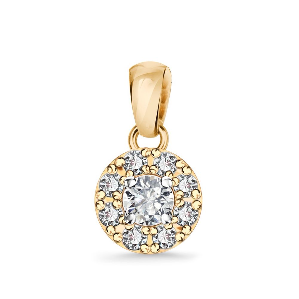 Łancuszek Zawieszka Kolczyki DIAMENTY Yes