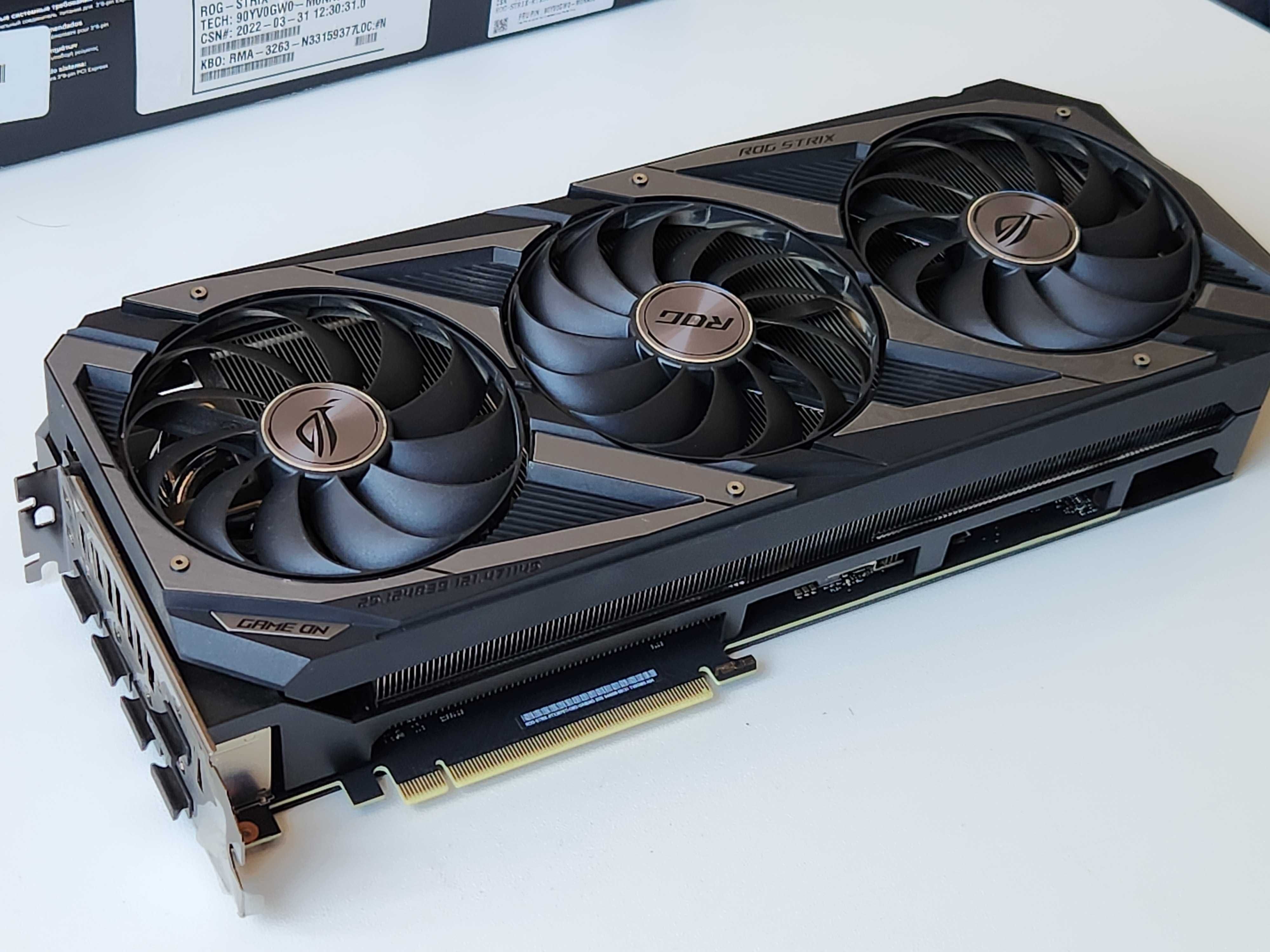 Відеокарта Asus ROG GeForce RTX 3070 Ti STRIX OC 8192MB Gaming