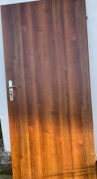 Solidne drewniane drzwi wewnętrzne, 90 cm x 200 cm