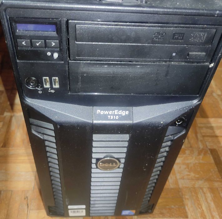 Server DELL PowerEdge T310 XEON X3430 8GB  SAS DVDRW 2xzasilacz 2xLAN