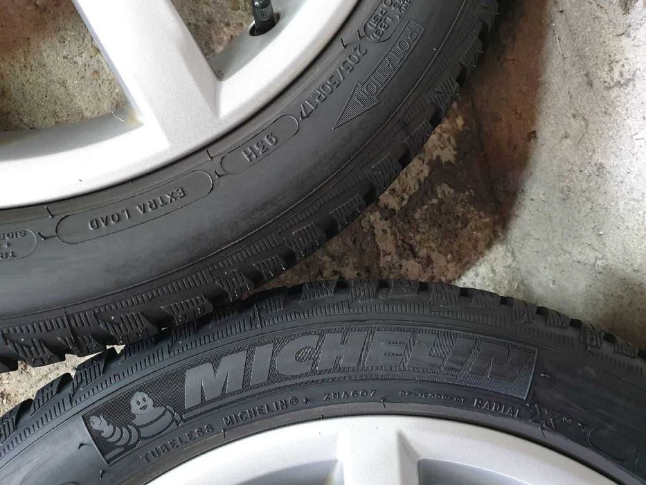 Cztery Opony zimowe 205/50R17 8,5mm Michelin Alpin 5