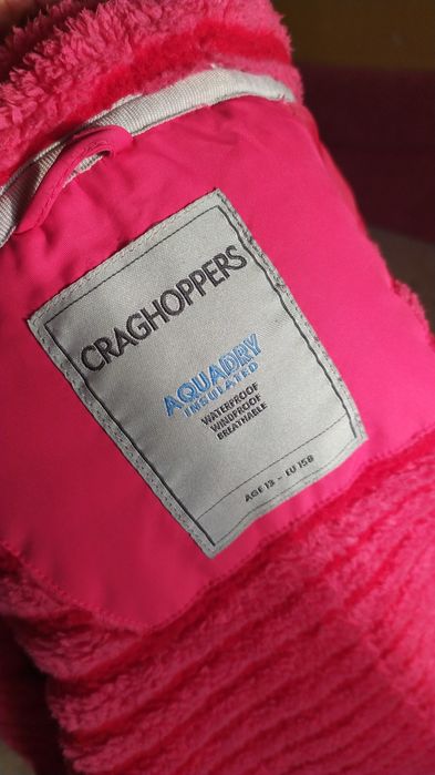 152 / 158 12 / 13 lat xs kurtka funkcyjna jesień zima CRAGHOPPERS
