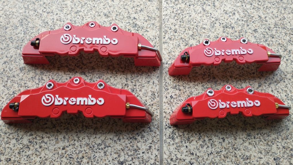 Capas travão Brembo vemelhas desportivas