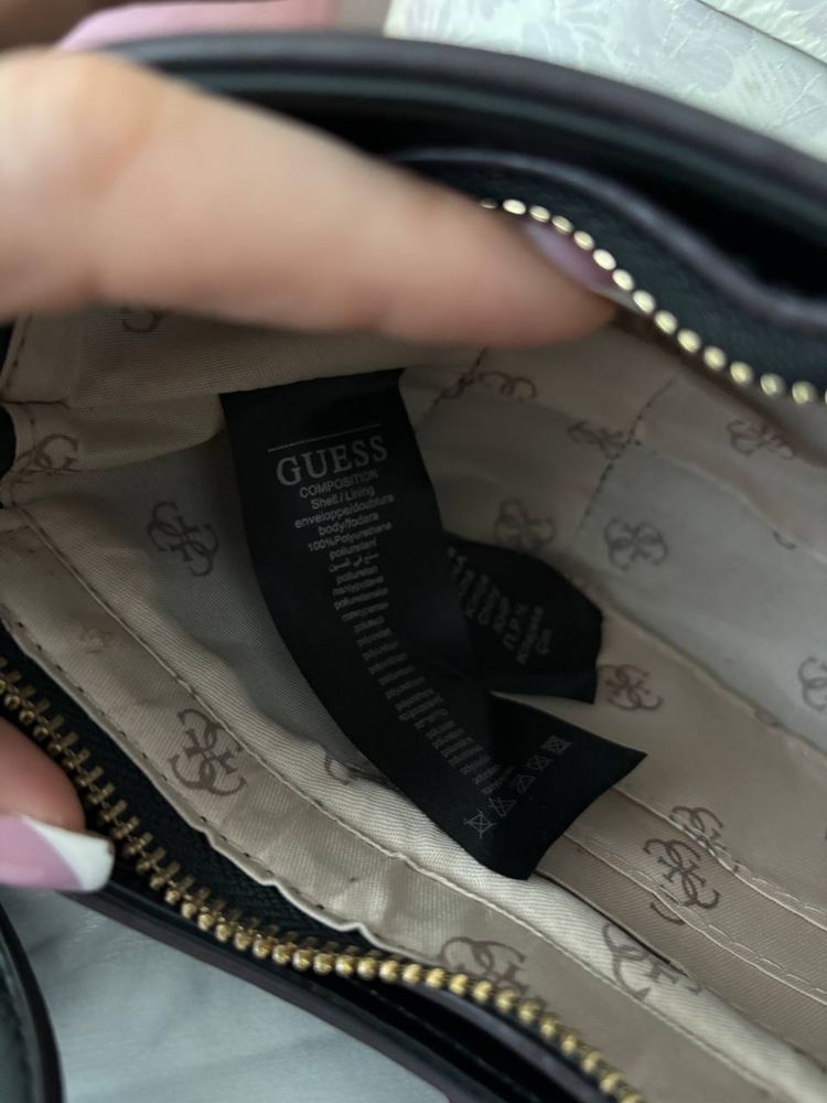Сумка guess чорна жіноча