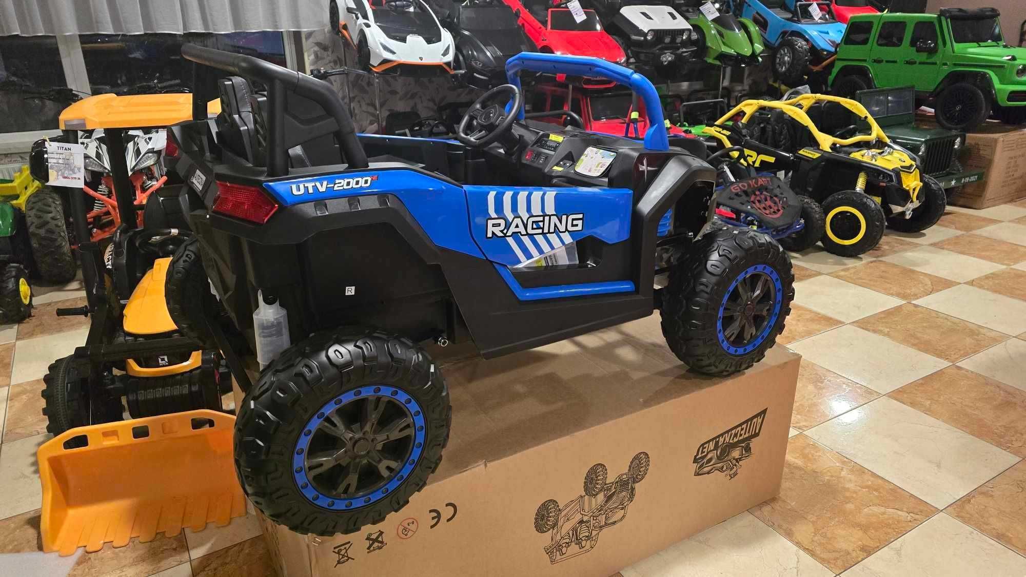 Wielki samochód na akumulator dla dzieci BUGGY RACING 4x200W 24V14Ah