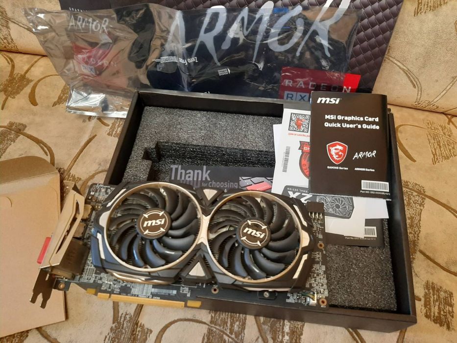 MSI RX580 8gb Видеокарта / Відеокарта
