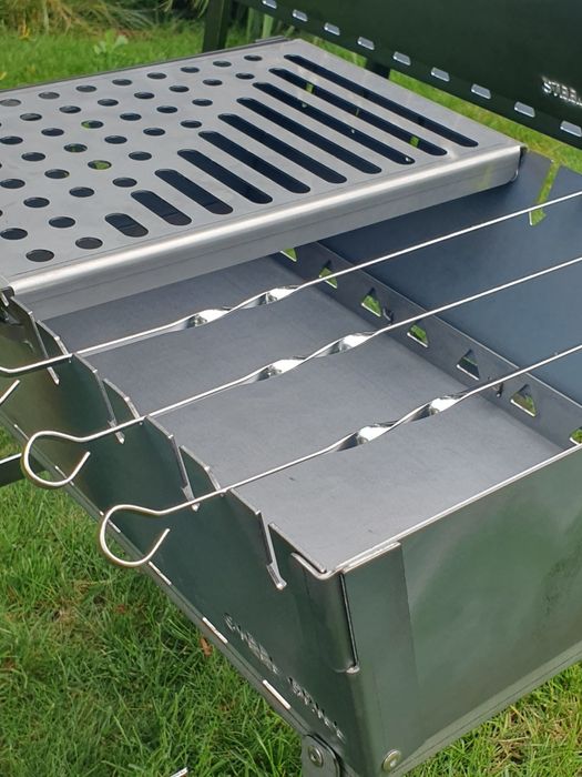 Grill Mangal składany - walizka 3 rozmiary - Solidny stal 2mm