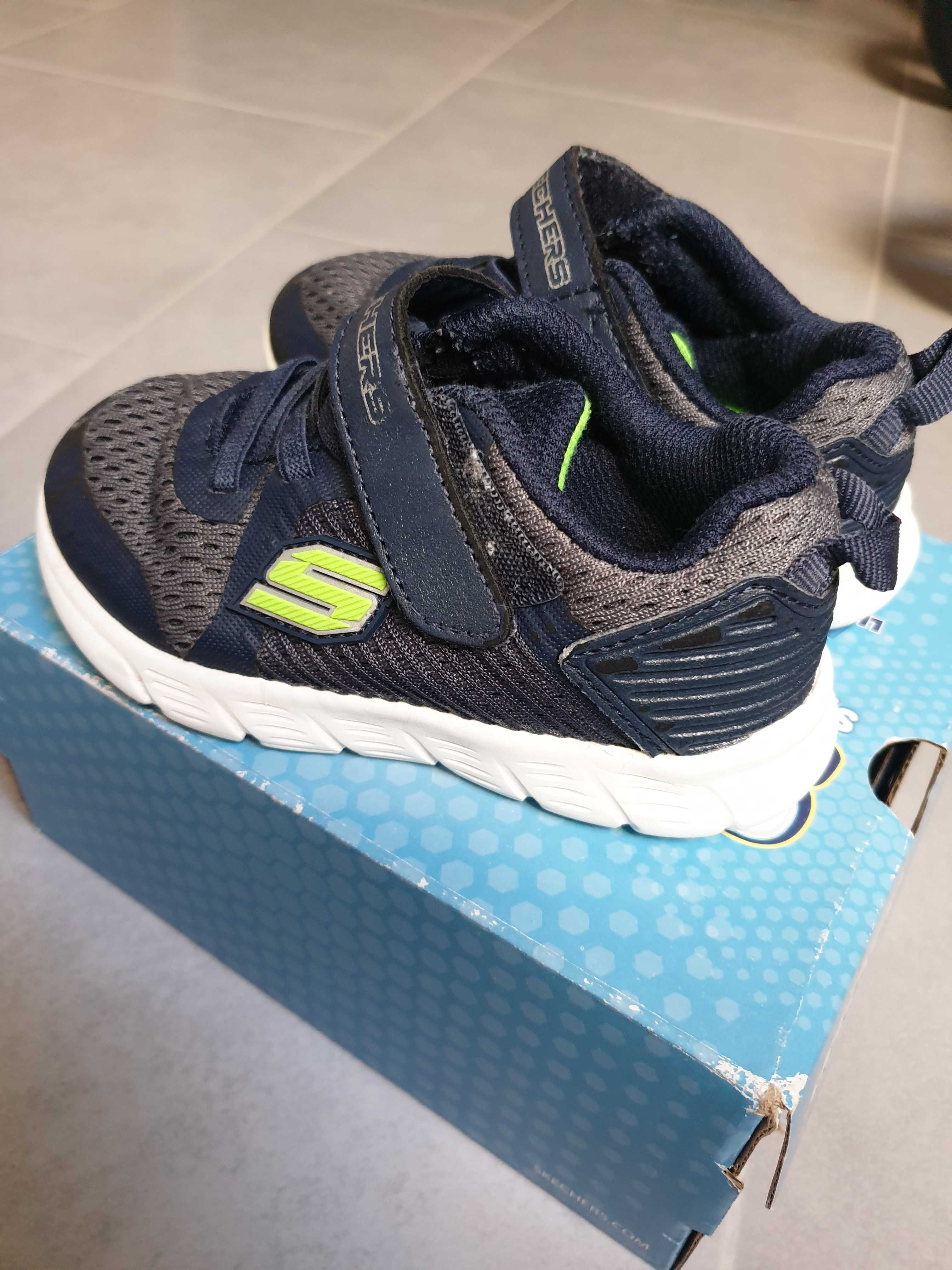 Vendo ténis Skechers azuis, N.23